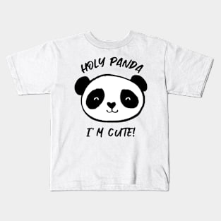 Holy Panda I'm Cute Kids T-Shirt